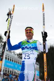 15.02.2010, Whistler, Canada (CAN): Pietro Piller Cottrer (ITA), Rossignol, Rottefella, One Way, Yoko  - Olympic Winter Games Vancouver 2010, cross-country, 15km men, Whistler (CAN). www.nordicfocus.com. © NordicFocus. Every downloaded picture is fee-liable.