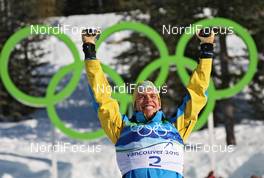 20.02.2010, Whistler, Canada (CAN): Marcus Hellner (SWE), Fischer, Salomon, Exel, Craft  - Olympic Winter Games Vancouver 2010, cross-country, pursuit men, Whistler (CAN). www.nordicfocus.com. © NordicFocus. Every downloaded picture is fee-liable.