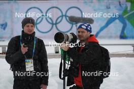 11.02.2010, Whistler, Canada (CAN): feature, first photographers in the stadium - Olympic Winter Games Vancouver 2010, cross-country, training, Whistler (CAN). www.nordicfocus.com. © NordicFocus. Every downloaded picture is fee-liable.