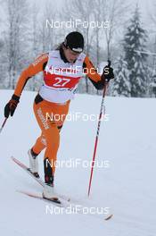 14.01.2010, Marbach, Switzerland (SUI): Christa Jaeger (SUI) - Swiss National Championships 2010, cross-country, women, Marbach (SUI). www.nordicfocus.com. © Manzoni/NordicFocus. Every downloaded picture is fee-liable.