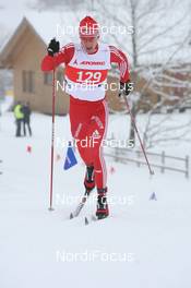 14.01.2010, Marbach, Switzerland (SUI): Toni Livers (SUI), Madshus, Rottefella, Swix, adidas - Swiss National Championships 2010, cross-country, men, Marbach (SUI). www.nordicfocus.com. © Manzoni/NordicFocus. Every downloaded picture is fee-liable.