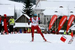 17.01.2010, Marbach, Switzerland (SUI): Mauro Gruber (SUI) - Swiss National Championships 2010, cross-country, relay men, Marbach (SUI). www.nordicfocus.com. © Manzoni/NordicFocus. Every downloaded picture is fee-liable.
