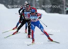 20.11.2010, Gaellivare, Sweden (SWE): Group, in front: Maxim Vylegzhanin (RUS), Fischer, Rottefella, Alpina, Swix, adidas - FIS world cup cross-country, 15km men, Gaellivare (SWE). www.nordicfocus.com. © Hemmersbach/NordicFocus. Every downloaded picture is fee-liable.
