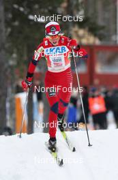 21.11.2010, Gaellivare, Sweden (SWE): Therese Johaug (NOR), Fischer, Salomon, Swix  - FIS world cup cross-country, 4x5km women, Gaellivare (SWE). www.nordicfocus.com. © Hemmersbach/NordicFocus. Every downloaded picture is fee-liable.
