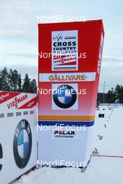19.11.2010, Gaellivare, Sweden (SWE): new presenter boxes of FIS, feature - FIS world cup cross-country, training, Gaellivare (SWE). www.nordicfocus.com. © Hemmersbach/NordicFocus. Every downloaded picture is fee-liable.