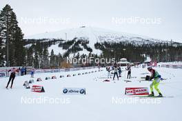 19.11.2010, Gaellivare, Sweden (SWE): venue, Hellner stadium, Mount Dundret in the background - FIS world cup cross-country, training, Gaellivare (SWE). www.nordicfocus.com. © Hemmersbach/NordicFocus. Every downloaded picture is fee-liable.