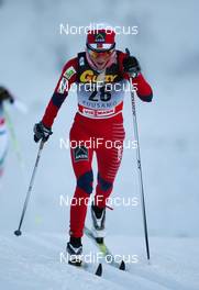 27.11.2010, Kuusamo, Finland (FIN):  Therese Johaug (NOR), Fischer, Salomon, Swix - FIS world cup cross-country, 5km women, Kuusamo (FIN). www.nordicfocus.com. © Laiho/NordicFocus. Every downloaded picture is fee-liable.