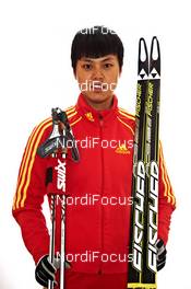 25.11.2010, Kuusamo, Finland (FIN): Bo Song (CHN), Fischer, Swix, adidas  - FIS world cup cross-country, training, Kuusamo (FIN). www.nordicfocus.com. Â© Felgenhauer/NordicFocus. Every downloaded picture is fee-liable.