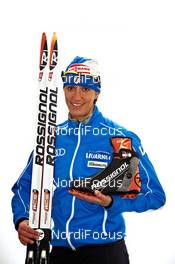 25.11.2010, Kuusamo, Finland (FIN): Magda Genuin (ITA), Rossignol, Rottefella, One Way  - FIS world cup cross-country, training, Kuusamo (FIN). www.nordicfocus.com. Â© Felgenhauer/NordicFocus. Every downloaded picture is fee-liable.