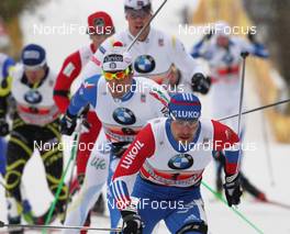 05.12.2010, Duesseldorf, Germany (GER): group, in front Alexei Petukhov (RUS), Fischer  - FIS world cup cross-country, team sprint, Duesseldorf (GER). www.nordicfocus.com. © Hemmersbach/NordicFocus. Every downloaded picture is fee-liable.