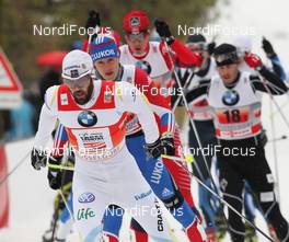 05.12.2010, Duesseldorf, Germany (GER): group, in front Mats Larsson (SWE), Fischer, One Way, Craft  - FIS world cup cross-country, team sprint, Duesseldorf (GER). www.nordicfocus.com. © Hemmersbach/NordicFocus. Every downloaded picture is fee-liable.