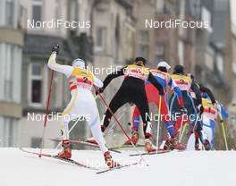 05.12.2010, Duesseldorf, Germany (GER): Feature, Skiers on "Mount ARAG" - FIS world cup cross-country, team sprint, Duesseldorf (GER). www.nordicfocus.com. © Hemmersbach/NordicFocus. Every downloaded picture is fee-liable.