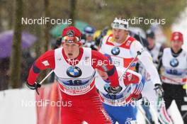 05.12.2010, Duesseldorf, Germany (GER): group, in front Anders Gloersen (NOR), Fischer  - FIS world cup cross-country, team sprint, Duesseldorf (GER). www.nordicfocus.com. © Hemmersbach/NordicFocus. Every downloaded picture is fee-liable.