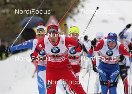 05.12.2010, Duesseldorf, Germany (GER): group, in front Ola Vigen Hattestad (NOR), Fischer, Rottefella, Swix  - FIS world cup cross-country, team sprint, Duesseldorf (GER). www.nordicfocus.com. © Hemmersbach/NordicFocus. Every downloaded picture is fee-liable.