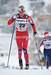 11.12.2010, Davos, Switzerland (SUI): Simen Oestensen (NOR), Atomic, Casco  - FIS world cup cross-country, 15km men, Davos (SUI). www.nordicfocus.com. Â© Felgenhauer/NordicFocus. Every downloaded picture is fee-liable.