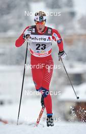 11.12.2010, Davos, Switzerland (SUI): Simen Oestensen (NOR), Atomic, Casco  - FIS world cup cross-country, 15km men, Davos (SUI). www.nordicfocus.com. Â© Felgenhauer/NordicFocus. Every downloaded picture is fee-liable.