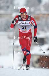 11.12.2010, Davos, Switzerland (SUI): Eldar Roenning (NOR), Rossignol, Rottefella, Swix  - FIS world cup cross-country, 15km men, Davos (SUI). www.nordicfocus.com. Â© Felgenhauer/NordicFocus. Every downloaded picture is fee-liable.