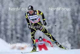12.12.2010, Davos, Switzerland (SUI): Maurice Manificat (FRA), Fischer, Swix, One Way  - FIS world cup cross-country, individual sprint, Davos (SUI). www.nordicfocus.com. © Laiho/NordicFocus. Every downloaded picture is fee-liable.