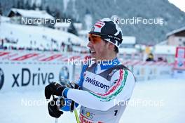 12.12.2010, Davos, Switzerland (SUI): Federico Pellegrino (ITA), Skitrab, Alpina, One Way  - FIS world cup cross-country, individual sprint, Davos (SUI). www.nordicfocus.com. Â© Felgenhauer/NordicFocus. Every downloaded picture is fee-liable.