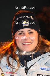 30.12.2010, Oberhof, Germany (GER): Anna Haag (SWE), Atomic, Salomon, One Way, Craft  - FIS world cup cross-country, tour de ski, Team Presentation, Oberhof (GER). www.nordicfocus.com. © Hemmersbach/NordicFocus. Every downloaded picture is fee-liable.