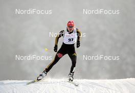 02.01.2010, Oberhof, Germany (GER): Fabian Riessle (GER), Fischer  - FIS world cup nordic combined, individual gundersen HS140/10km, Oberhof (GER). www.nordicfocus.com. © Felgenhauer/NordicFocus. Every downloaded picture is fee-liable.