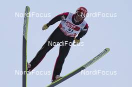 04.03.2010, Lahti, Finland (FIN): Mario Stecher (AUT), Fischer - FIS world cup nordic combined, individual gundersen HS130/10km, provisional round, Lahti (FIN). www.nordicfocus.com. © Laiho/NordicFocus. Every downloaded picture is fee-liable.
