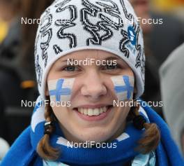 14.02.2010, Whistler, Canada (CAN): feature, Fan from Finland - Olympic Winter Games Vancouver 2010, nordic combined, individual gundersen HS106/10km, Whistler (CAN). www.nordicfocus.com. © NordicFocus. Every downloaded picture is fee-liable.