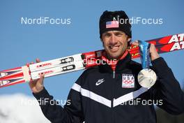 21.02.2010, Whistler, Canada (CAN): Johnny Spillane (USA) - Olympic Winter Games Vancouver 2010, nordic combined, medals, Whistler (CAN). www.nordicfocus.com. © NordicFocus. Every downloaded picture is fee-liable.
