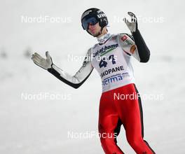 22.01.2010, Zakopane, Poland (POL): Robert Kranjec (SLO), Fischer - FIS world cup ski jumping, individual HS134, Zakopane (POL). www.nordicfocus.com. © Domanski/NordicFocus. Every downloaded picture is fee-liable.