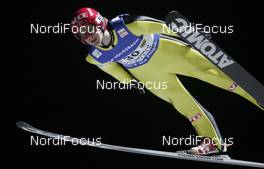 03.02.2010, Klingenthal, Germany (GER): Tom Hilde (NOR). Atomic  - FIS world cup ski jumping, individual HS140, Klingenthal (GER). www.nordicfocus.com. © Domanski/NordicFocus. Every downloaded picture is fee-liable.