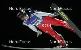 03.02.2010, Klingenthal, Germany (GER): Robert Kranjec (SLO), Elan  - FIS world cup ski jumping, individual HS140, Klingenthal (GER). www.nordicfocus.com. © Domanski/NordicFocus. Every downloaded picture is fee-liable.