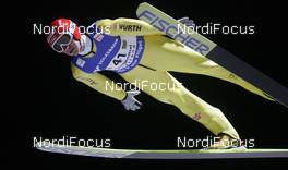 03.02.2010, Klingenthal, Germany (GER): Michael Uhrmann (GER), Fischer  - FIS world cup ski jumping, individual HS140, Klingenthal (GER). www.nordicfocus.com. © Domanski/NordicFocus. Every downloaded picture is fee-liable.