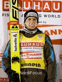 09.03.2010, Kuopio, Finland (FIN):  Winner Simon Ammann (SUI), Fischer - FIS world cup ski jumping, individual HS127, Kuopio (FIN). www.nordicfocus.com. © Laiho/NordicFocus. Every downloaded picture is fee-liable.