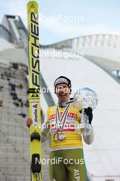 14.03.2010, Holmenkollen, Norway (NOR): Simon Ammann (SUI), Fischer  - FIS world cup ski jumping, cups, Holmenkollen (NOR). www.nordicfocus.com. © Felgenhauer/NordicFocus. Every downloaded picture is fee-liable.