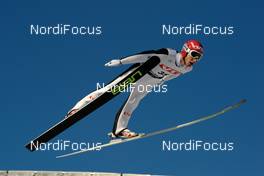 14.03.2010, Holmenkollen, Norway (NOR): Johan Remen Evensen (NOR); Elan - FIS world cup ski jumping, individual HS134, Holmenkollen (NOR). www.nordicfocus.com. © Felgenhauer/NordicFocus. Every downloaded picture is fee-liable.