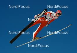 14.03.2010, Holmenkollen, Norway (NOR): Anders Bardal (NOR), Atomic - FIS world cup ski jumping, individual HS134, Holmenkollen (NOR). www.nordicfocus.com. © Felgenhauer/NordicFocus. Every downloaded picture is fee-liable.