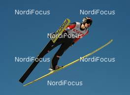 14.03.2010, Holmenkollen, Norway (NOR): Anders Jacobsen (NOR), Fischer - FIS world cup ski jumping, individual HS134, Holmenkollen (NOR). www.nordicfocus.com. © Felgenhauer/NordicFocus. Every downloaded picture is fee-liable.