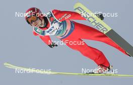 20.03.2010, Planica, Slovenia (SLO): Harri Olli (FIN), Fischer  - FIS world championship ski flying, individual HS215, Planica (SLO). www.nordicfocus.com. © Domanski/NordicFocus. Every downloaded picture is fee-liable.
