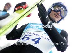 10.02.2010, Whistler, Canada (CAN): Adam Malysz (POL), Fischer - Olympic Winter Games Vancouver 2010, ski jumping, individual HS106, training, Whistler (CAN). www.nordicfocus.com. © NordicFocus. Every downloaded picture is fee-liable.