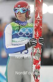 13.02.2010, Whistler, Canada (CAN): Janne Ahonen (FIN), Atomic  - Olympic Winter Games Vancouver 2010, ski jumping, individual HS106, Whistler (CAN). www.nordicfocus.com. © NordicFocus. Every downloaded picture is fee-liable.