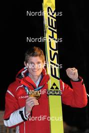22.02.2010, Whistler, Canada (CAN): Thomas Morgenstern (AUT), Fischer - Olympic Winter Games Vancouver 2010, ski jumping, medals, Whistler (CAN). www.nordicfocus.com. © NordicFocus. Every downloaded picture is fee-liable.