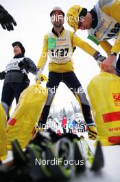 10.01.2010, Liberec, Czech Republic (CZE): racer - start - FIS Marathon Cup Jizerska Padesatka, Liberec (CZE). www.nordicfocus.com. © Domanski/NordicFocus. Every downloaded picture is fee-liable.