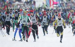 10.01.2010, Liberec, Czech Republic (CZE): start - racer - FIS Marathon Cup Jizerska Padesatka, Liberec (CZE). www.nordicfocus.com. © Domanski/NordicFocus. Every downloaded picture is fee-liable.