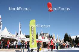 13.03.2010, Scuol, Switzerland (SUI): The marathon village - FIS Marathon Cup Engadin Skimarathon, Scuol (SUI). www.nordicfocus.com. © Manzoni/NordicFocus. Every downloaded picture is fee-liable.
