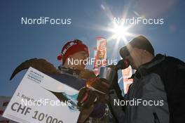 14.03.2010, Scuol, Switzerland (SUI): Susanne Nystroem (SWE), Madshus, Rottefella  - FIS Marathon Cup Engadin Skimarathon, Scuol (SUI). www.nordicfocus.com. © Manzoni/NordicFocus. Every downloaded picture is fee-liable.