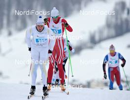 17.12.2010, Livigno, Italy (ITA): slower racers chasing the top group - Skimarathon La Sgambeda Classic, Livigno (ITA). www.nordicfocus.com. Â© Felgenhauer/NordicFocus. Every downloaded picture is fee-liable.