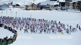 19.12.2010, Livigno, Italy (ITA): start of La Sgambeda skating - FIS Marathon Cup La Sgambeda, Livigno (ITA). www.nordicfocus.com. Â© Felgenhauer/NordicFocus. Every downloaded picture is fee-liable.