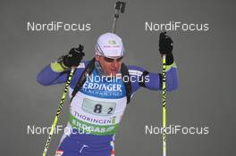 05.01.2011, Oberhof, Germany (GER): Janez Maric (SLO), Fischer, Rottefella, Alpina, One Way  - IBU world cup biathlon, relay men, Oberhof (GER). www.nordicfocus.com. © Manzoni/NordicFocus. Every downloaded picture is fee-liable.