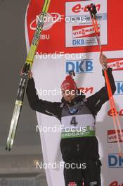 07.01.2011, Oberhof, Germany (GER): Arnd Peiffer (GER), Fischer, Salomon, Swix, adidas - IBU world cup biathlon, sprint men, Oberhof (GER). www.nordicfocus.com. © Manzoni/NordicFocus. Every downloaded picture is fee-liable.