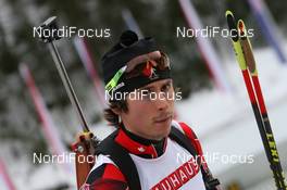 12.01.2011, Ruhpolding, Germany (GER): Brendan Green (CAN), Madshus, Rottefella, Leki - IBU world cup biathlon, individual men, Ruhpolding (GER). www.nordicfocus.com. © Manzoni/NordicFocus. Every downloaded picture is fee-liable.